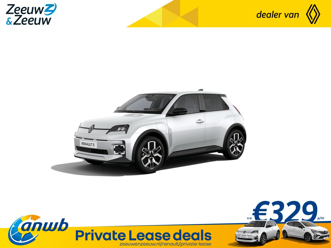 Renault 5 - (ANWB Private lease actie vanaf € 374,-) urban range techno 40 kWh | Auto van het Jaar 202 - AutoWereld.nl