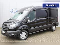 Ford Transit - 350 2.0-130pk TDCI L3H2 Trend. Net ingereden, uit voorraad leverbaar Volautm. airco, metal