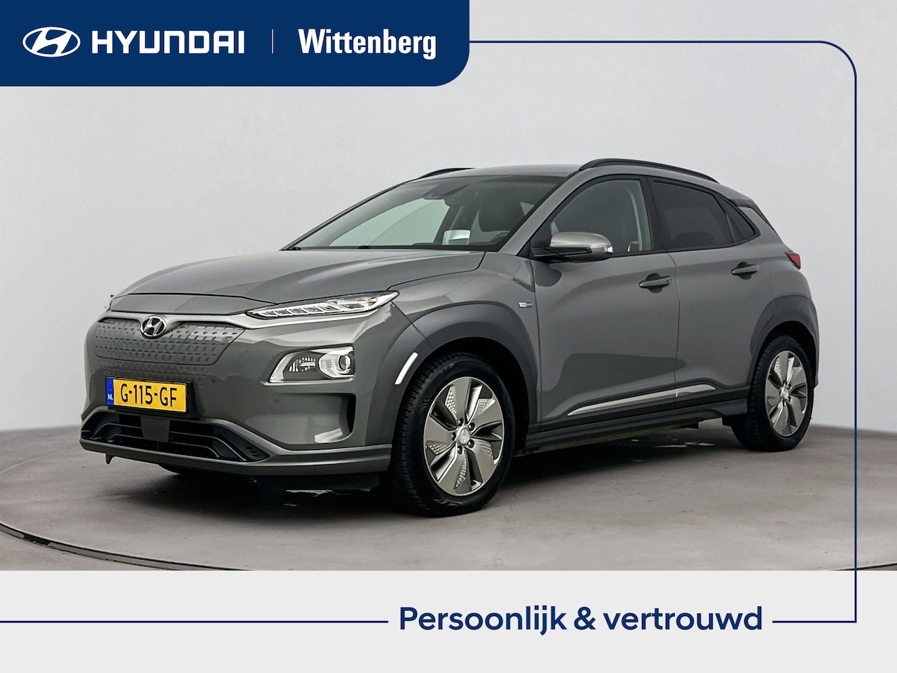 Hyundai Kona Electric - EV Premium 64 kWh Leer, Stoelverwarming, Stuurverwarming. - AutoWereld.nl