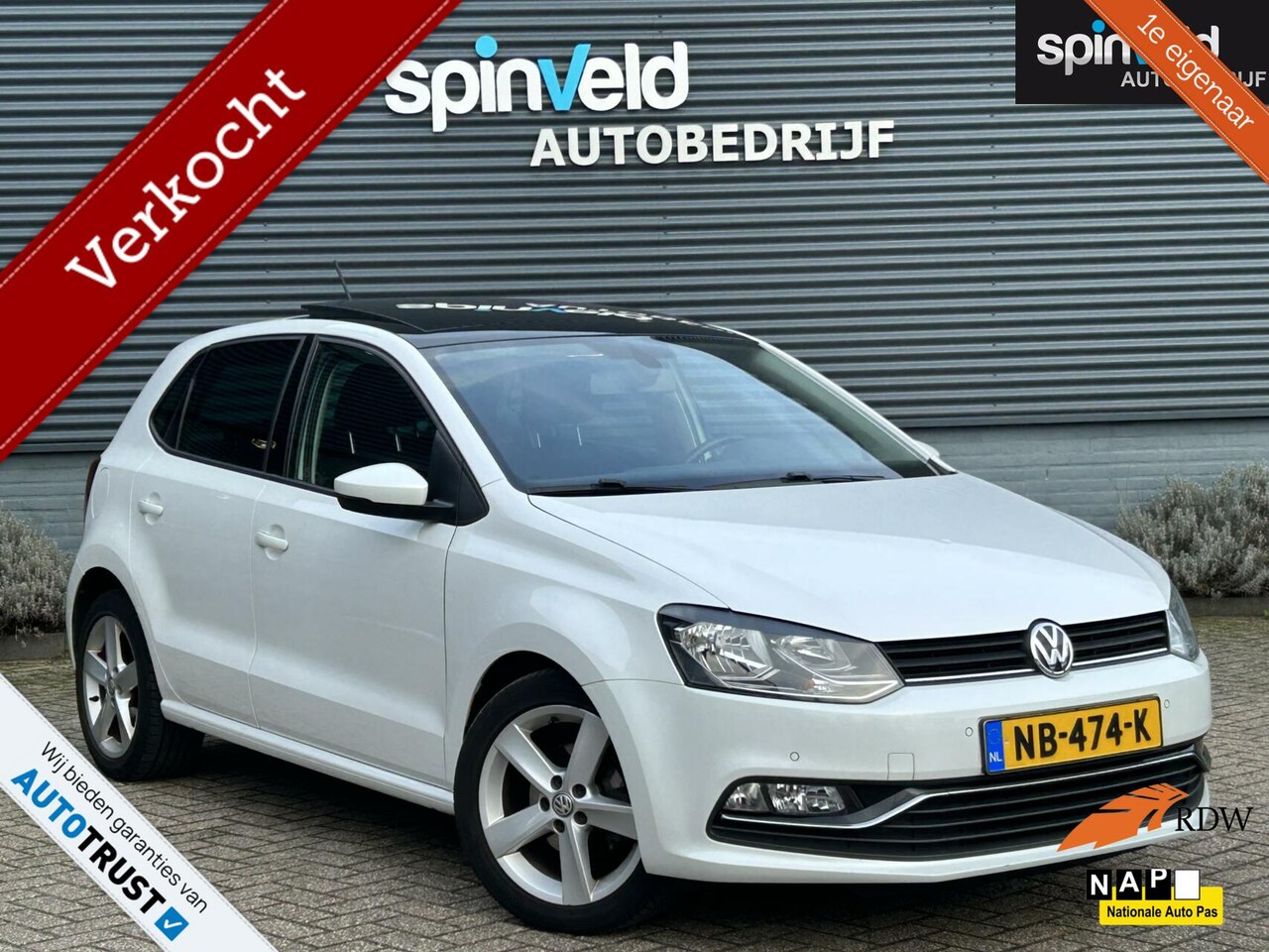 Volkswagen Polo - 1.2 TSI Highline BJ`17 NAP NL Navi 1ste Eig. Dealer✅ - AutoWereld.nl