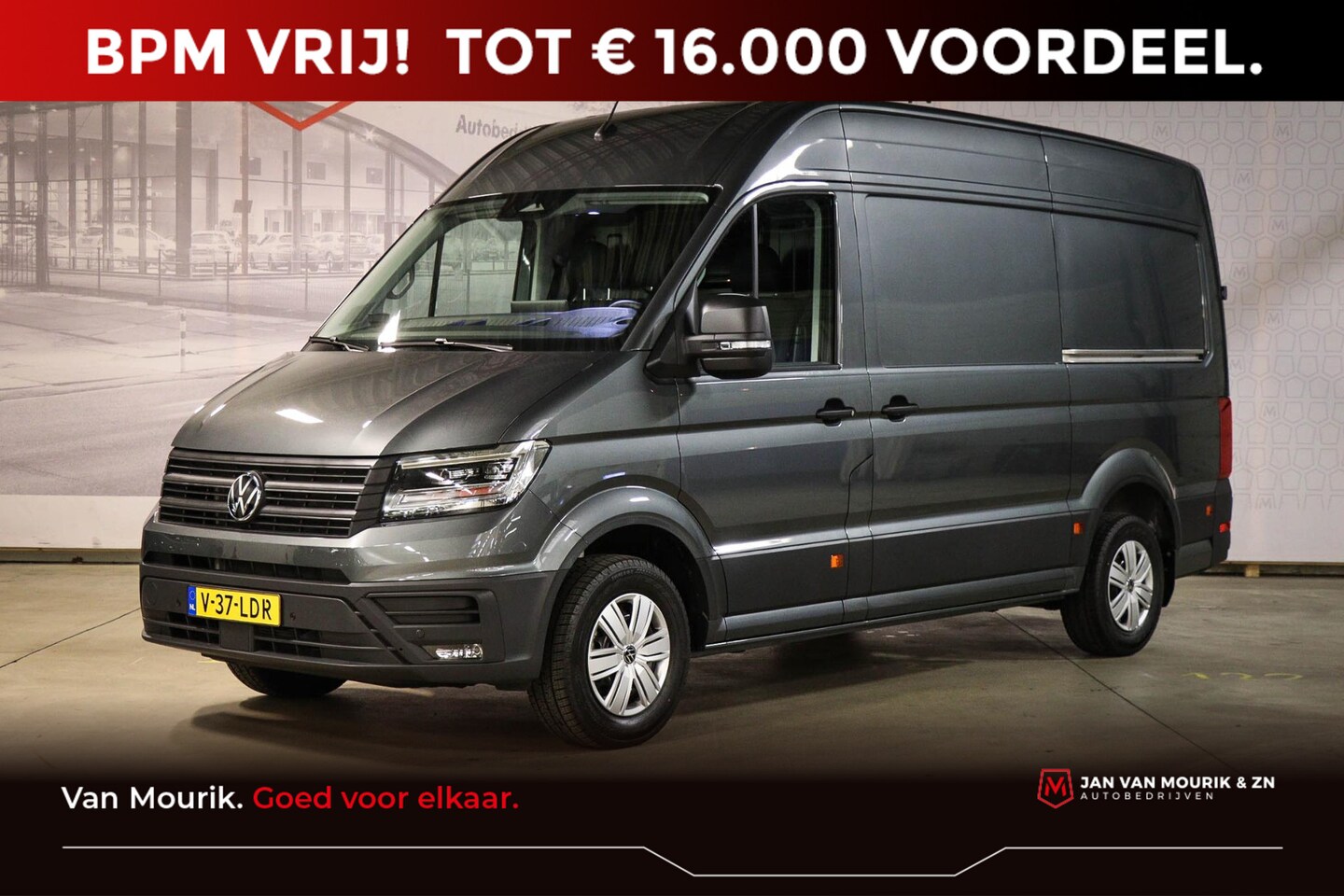 Volkswagen Crafter - 35 2.0 TDI L3H2 | 2 X SCHUIFDEUR | ERGO COMFORT | LED | CLIMA | DAB | CAMERA | STOELVERWAR - AutoWereld.nl