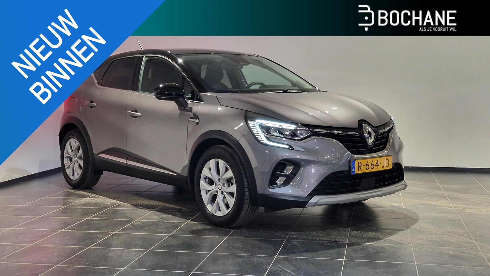 Renault Captur - 1.6 E-Tech Hybrid 145 Intens | Navigatie | Camera - AutoWereld.nl