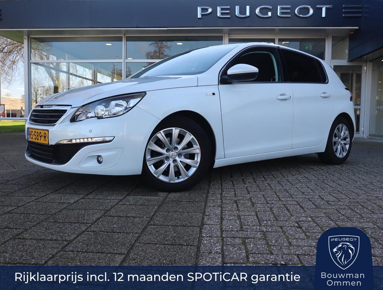 Peugeot 308 - Style PureTech 130pk S&S EAT6 Automaat, Rijklaarprijs, Navigatie Camera DAB+ Trekhaak - AutoWereld.nl