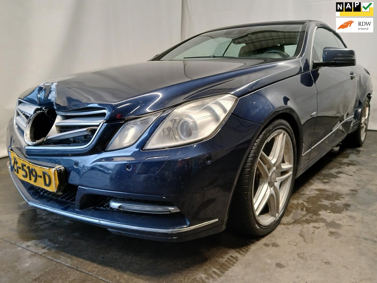 Mercedes-Benz E-klasse Cabrio - 220 CDI Elegance - Frontschade - Linker Zijschade - AutoWereld.nl