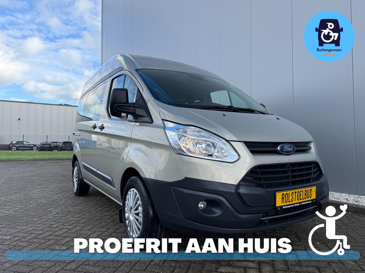 Ford Transit Custom - Zelfrijder Automaat (Airco) Rolstoelbus - AutoWereld.nl