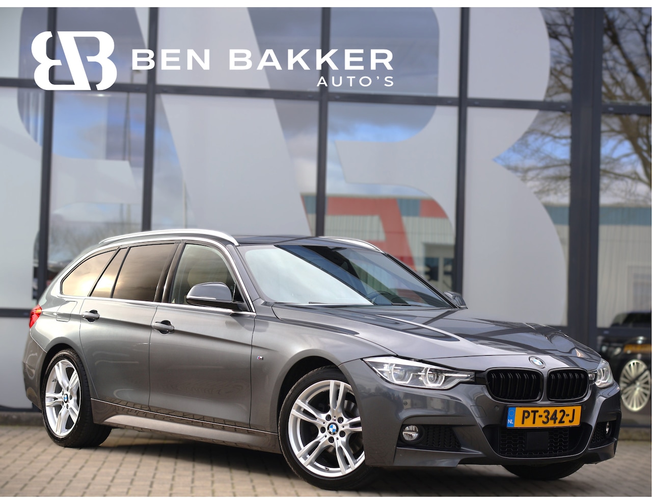 BMW 3-serie Touring - 320i High Executive M Sport *ACC*HUD*Haak*Navi*DAB* - AutoWereld.nl