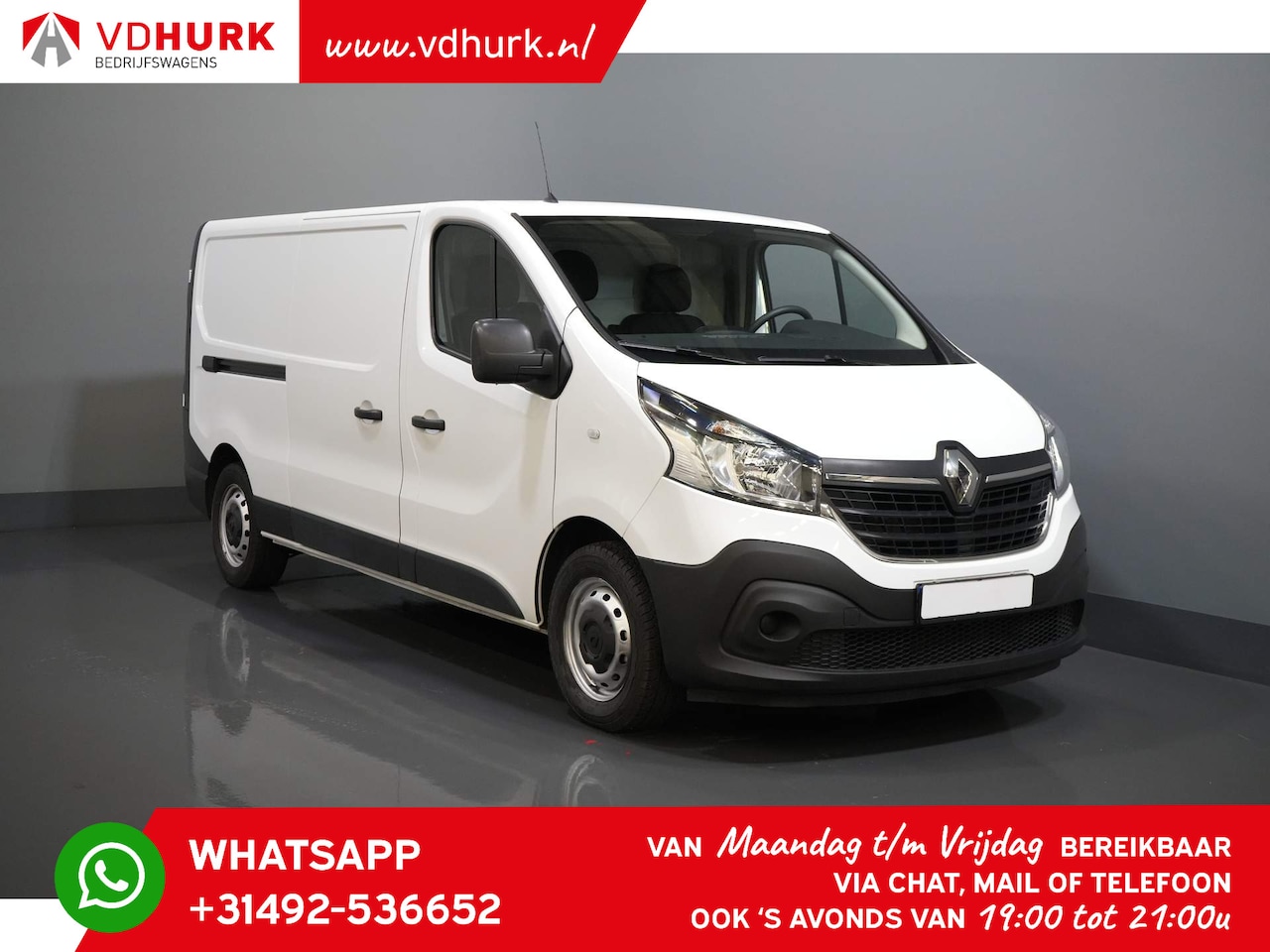 Renault Trafic - 2.0 dCi 120 pk L2 3 Pers./ Keyless/ Airco/ PDC - AutoWereld.nl