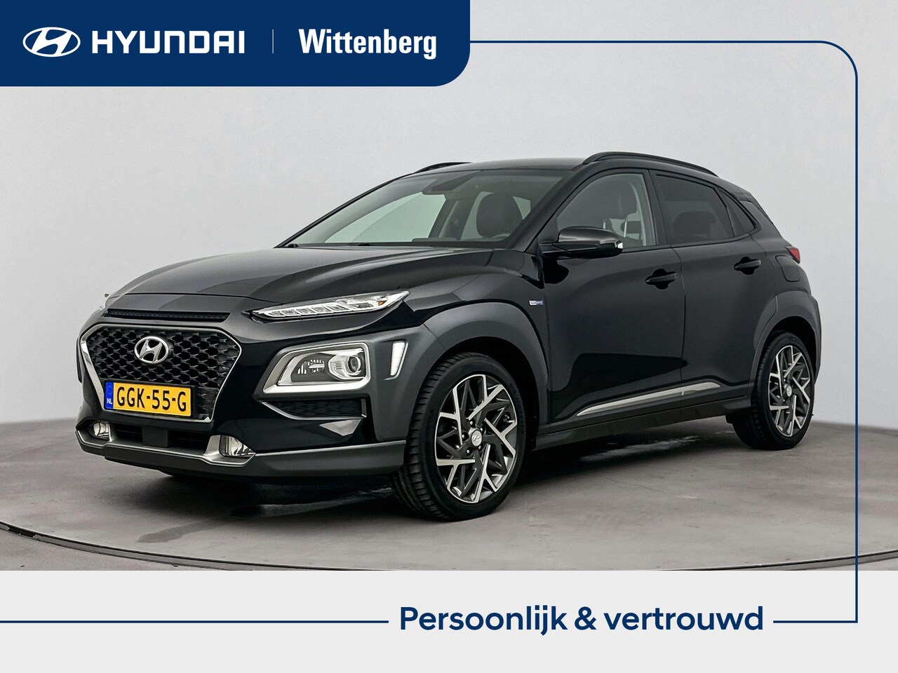 Hyundai Kona - 1.6 GDI HEV PREMIUM | NAVI | CLIMA | CRUISE | CAMERA | LEDER | STOELVERWARMING | 18'' LM V - AutoWereld.nl