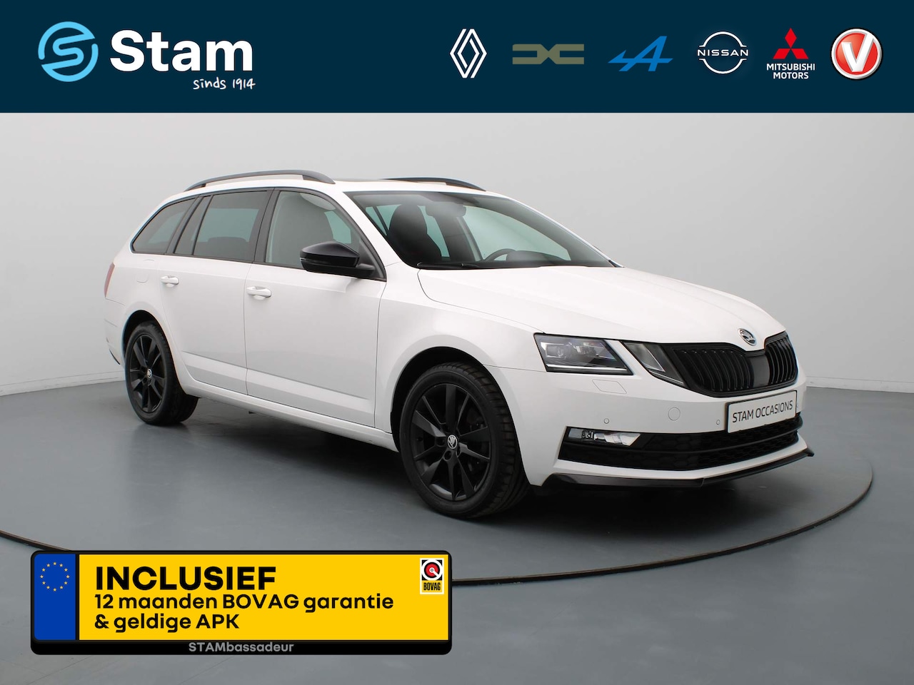 Skoda Octavia Combi - TSI 150pk Greentech Sport Business DSG/AUTOMAAT Adapt. cruise | Climate | Navi | Panoramad - AutoWereld.nl