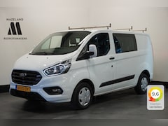 Ford Transit Custom - 2.0 TDCI Dubbele Cabine - EURO 6 - Airco - Cruise - PDC - € 15.900, - Excl