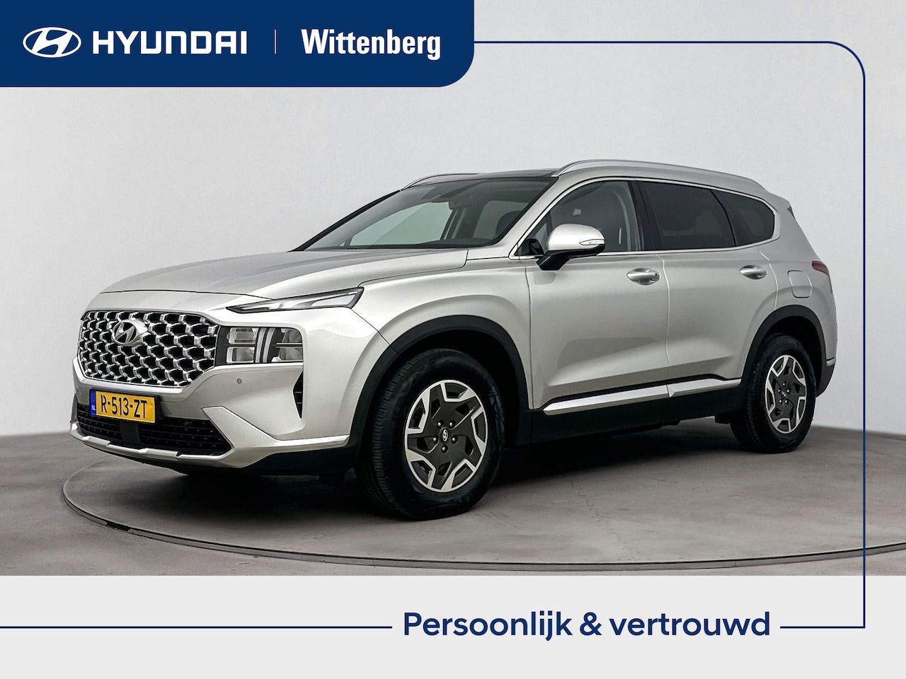 Hyundai Santa Fe - 1.6 T-GDI HEV COMFORT SMART SKY 7-Persoons | Panoramadak | Leer | Stoelverwarming | LED | - AutoWereld.nl