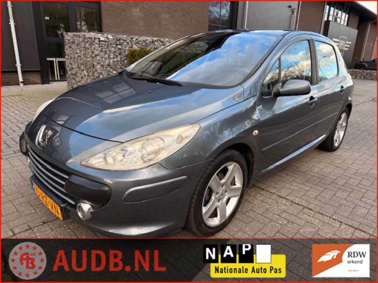 Peugeot 307 - 1.6-16V Griffe | 5 DEURS | VOL LEER | 17 INCH |CLIMA | - AutoWereld.nl