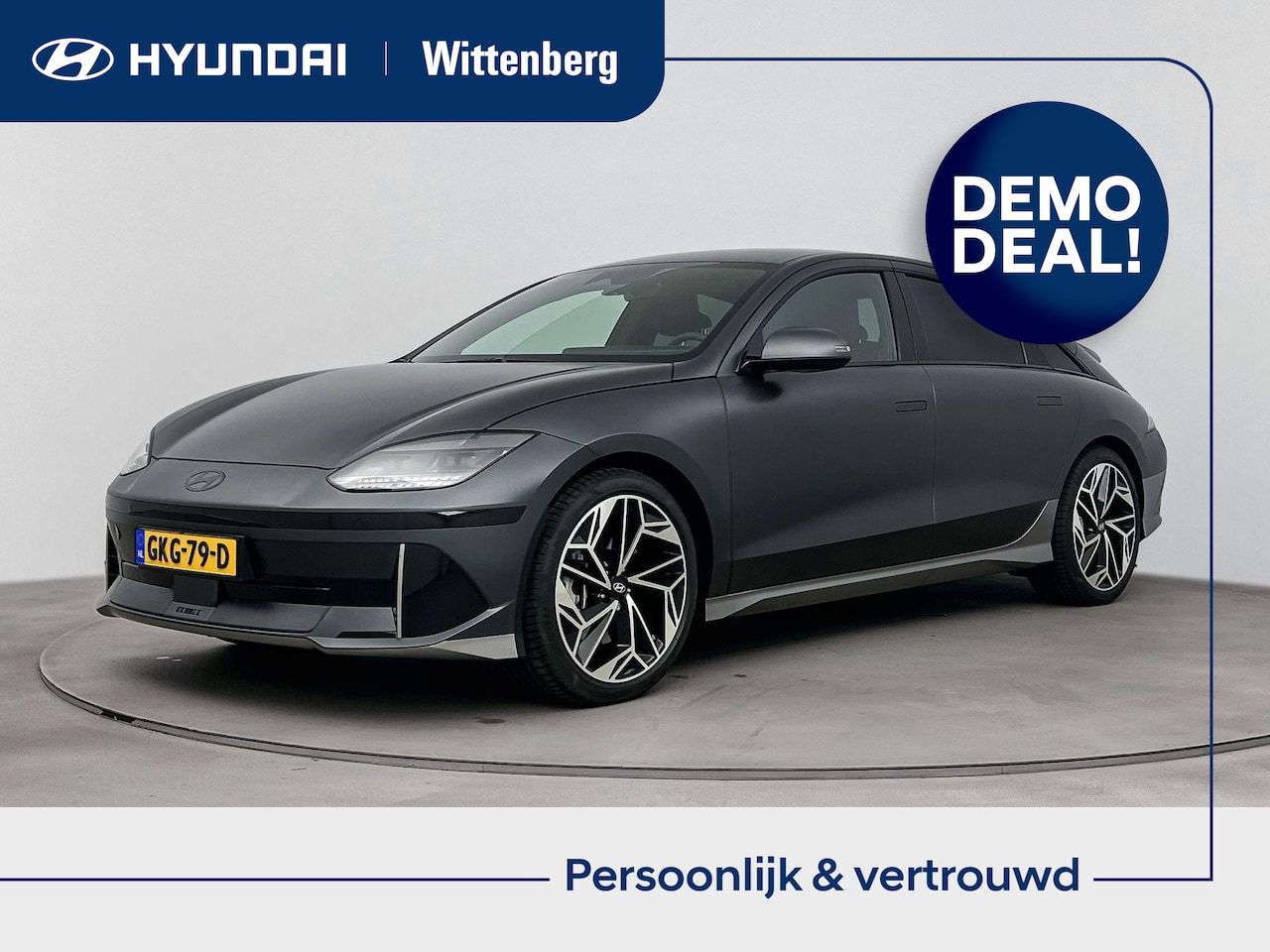 Hyundai IONIQ 6 - Connect 77 kWh | 20" Lm-wielen | Zwarte logo's | Trekhaak | Trekgewicht 1500kg | - AutoWereld.nl