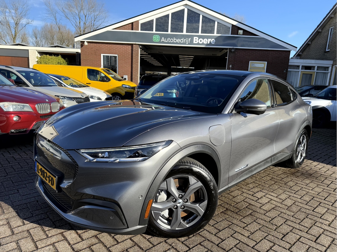 Ford Mustang Mach-E - Extended 98 kWh Leer, Camera, Stoel/Stuur Verwarming, Adap.Cruise - AutoWereld.nl