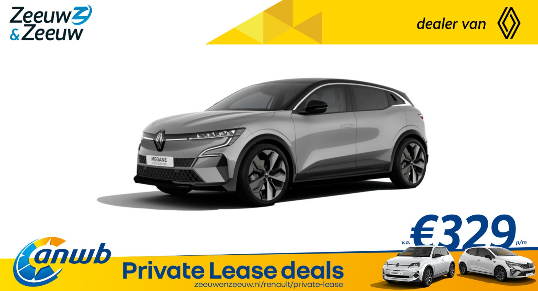 Renault Mégane E-Tech - (ANWB Private Lease Actie v.a. € 509,-) Comfort Range Techno 60 kWh | Wij maken graag een - AutoWereld.nl