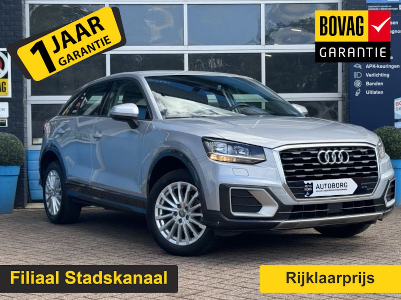 Audi Q2 - 150pk Prijs Inclusief Onderhoud & 12 Maand BOVAG Garantie | Florett Silver Metallic | Audi - AutoWereld.nl