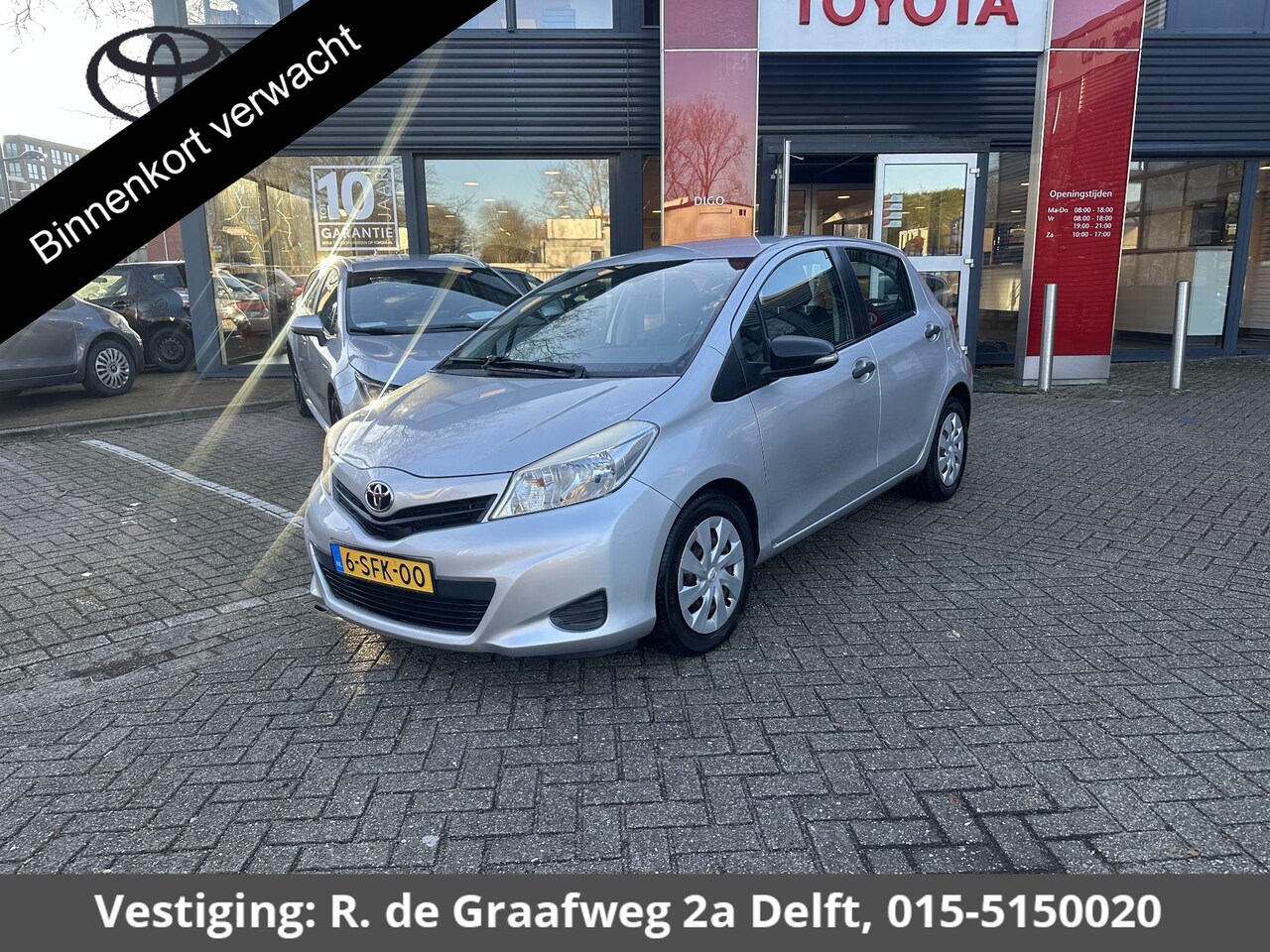 Toyota Yaris - 1.0 VVT-i Comfort | Airco | Radio-CD/MP3 speler | Elektrische ramen voor | - AutoWereld.nl