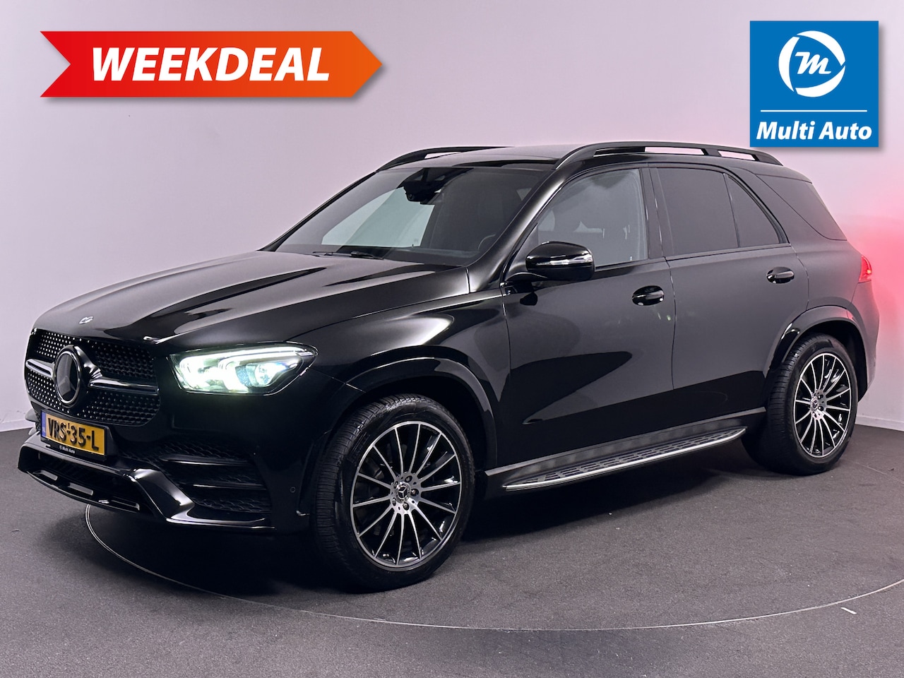 Mercedes-Benz GLE-Klasse - 350 D 4MATIC AMG Grijs Kenteken 272pk | Panodak | Widescreen Navi | Burmester | Adaptive C - AutoWereld.nl