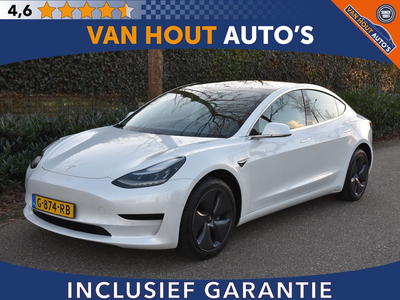 Tesla Model 3 - Standard RWD Plus 60 kWh | AUTO PILOT | 360 CAMERA - AutoWereld.nl