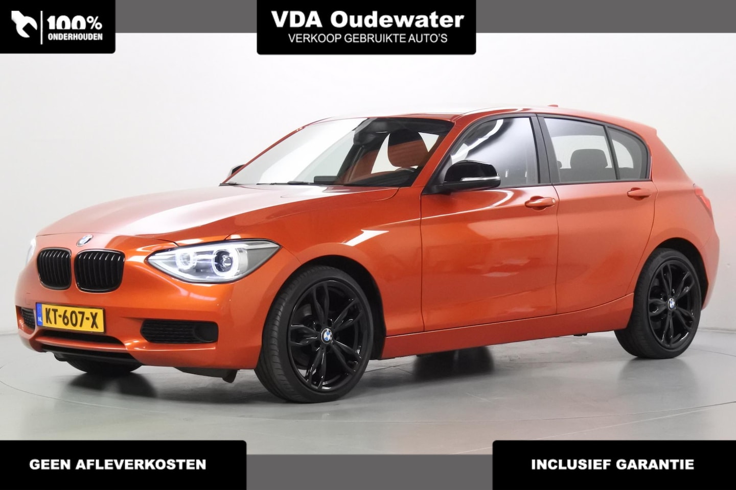 BMW 1-serie - 116i Valencia Orange PDC 18" breedset - AutoWereld.nl