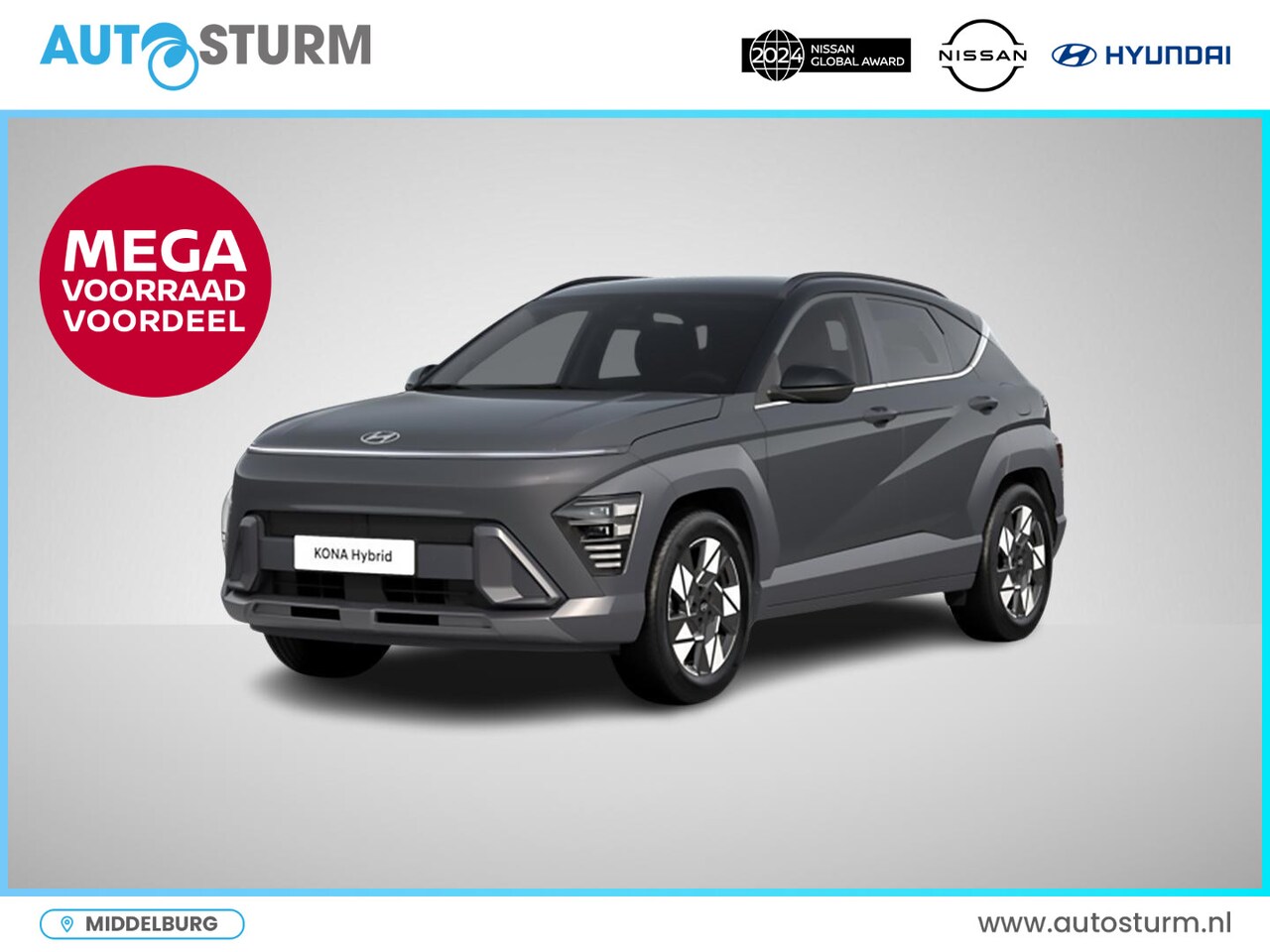 Hyundai Kona - 1.6 GDI HEV Comfort Smart Two-Tone Lakkleur - AutoWereld.nl