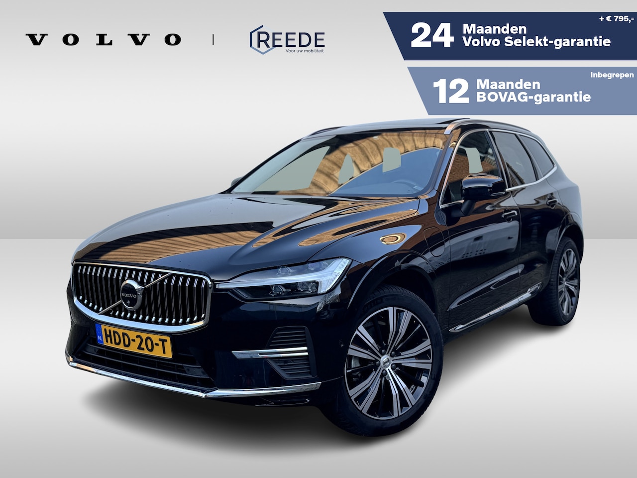 Volvo XC60 - 2.0 T6 Plug-in hybrid AWD Inscription Getint glas | 360 Camera | Long Range - AutoWereld.nl