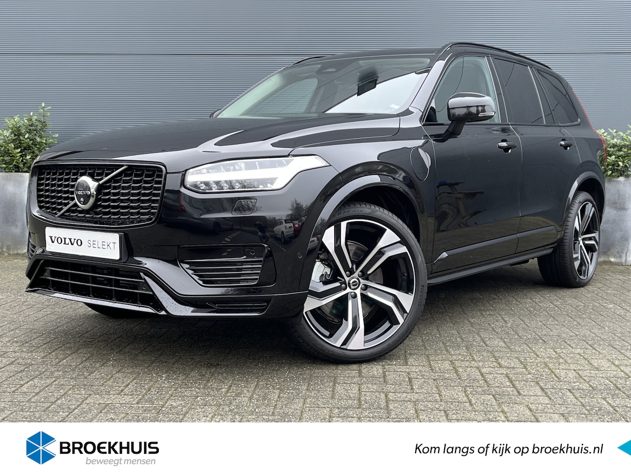 Volvo XC90 - 2.0 T8 Recharge AWD Ultimate Dark | Luchtvering | HUD | Trekhaak | B&W | 360 camera | - AutoWereld.nl