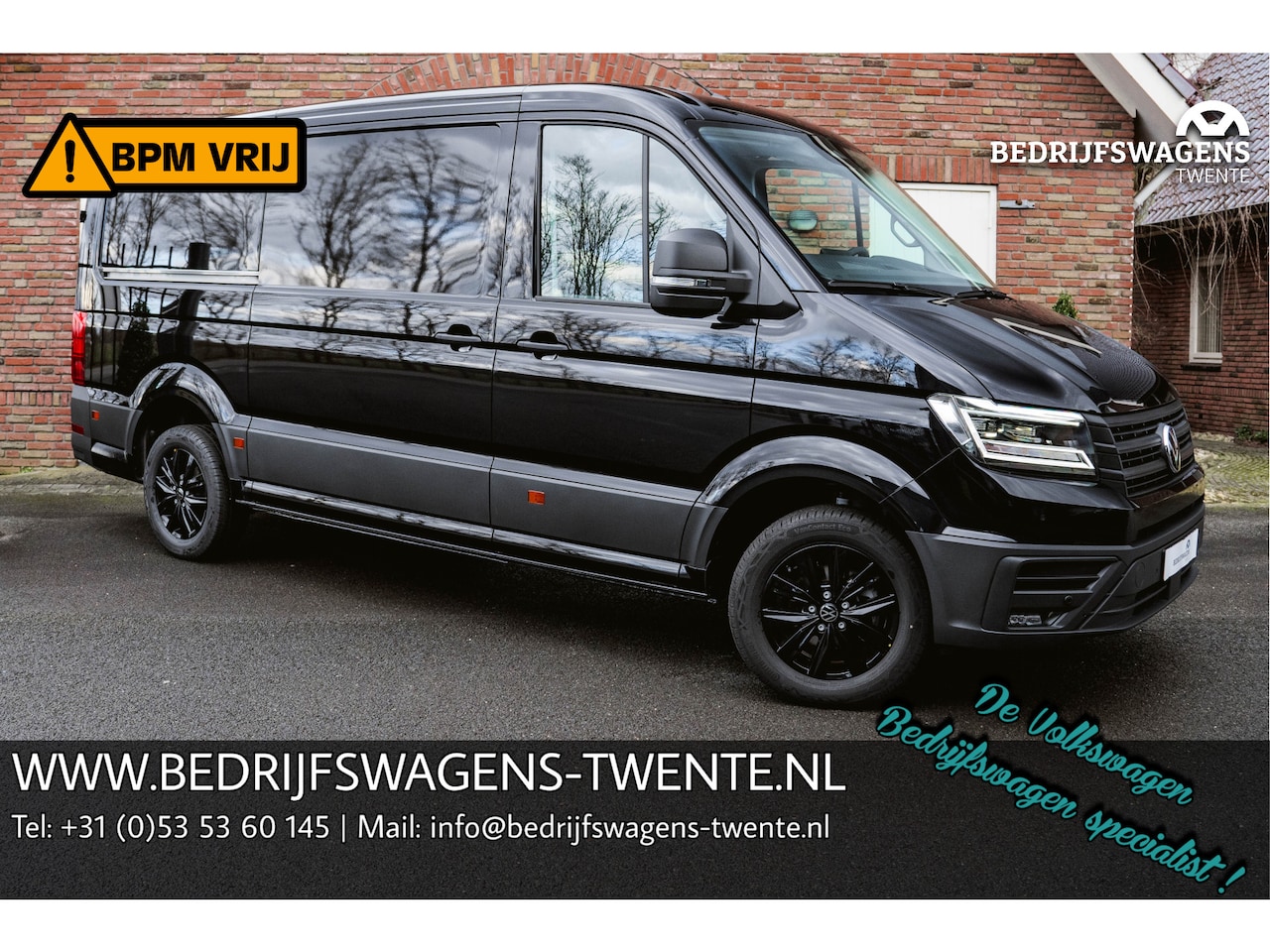 Volkswagen Crafter - 2.0 TDI 177PK Automaat L3H2 Comfortline 2x Schuifdeuren LED | NAVI | Ergo. bestuurdersstoe - AutoWereld.nl