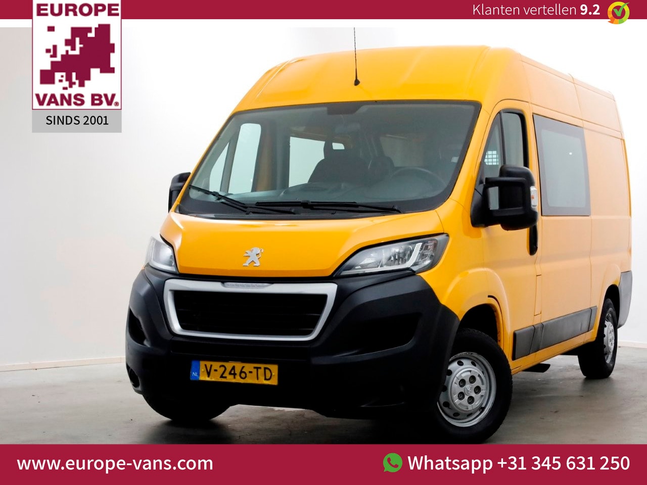 Peugeot Boxer - 335 2.0 BlueHDI L2H2 Premium DC 335 2.0 BlueHDI 130pk L2H2 Premium D.C. Airco 10-2018 - AutoWereld.nl