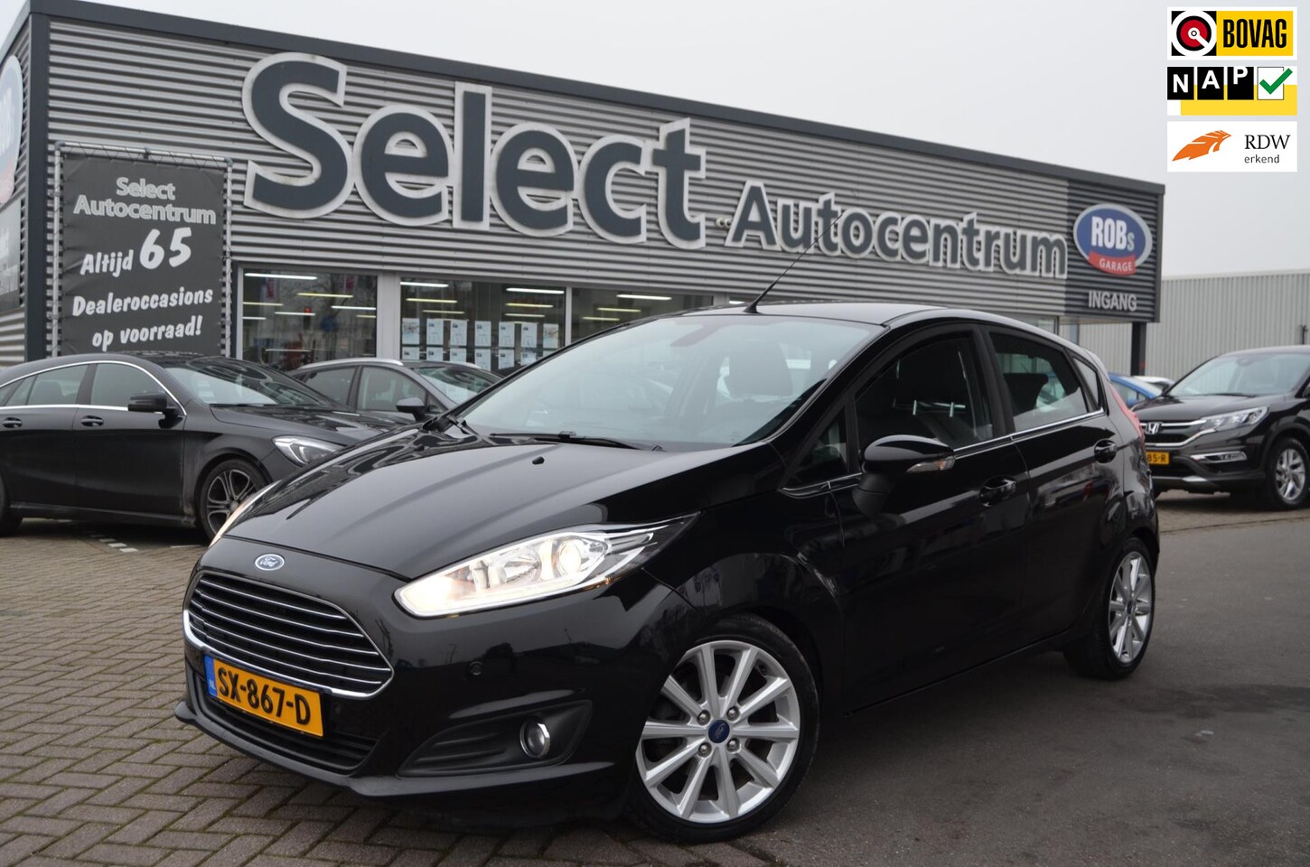 Ford Fiesta - 1.0 EcoBoost Titanium 100 PK| ECC| LMW|STOELVERW.|DEALERONDERHOUDEN - AutoWereld.nl