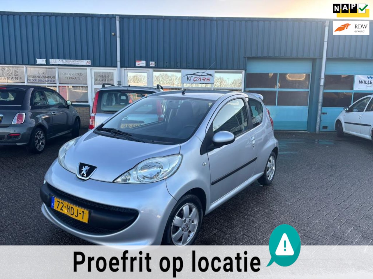 Peugeot 107 - 1.0-12V XS - LM Velgen , Airconditioning , EL Ramen , Radio met aux , NAP - AutoWereld.nl