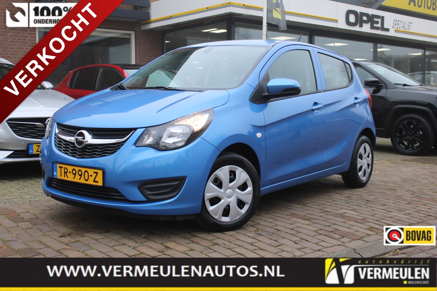 Opel Karl - 1.0 ecoFLEX 75PK Edition + Airco/ Cruise/ Bluetooth/ NL auto - AutoWereld.nl