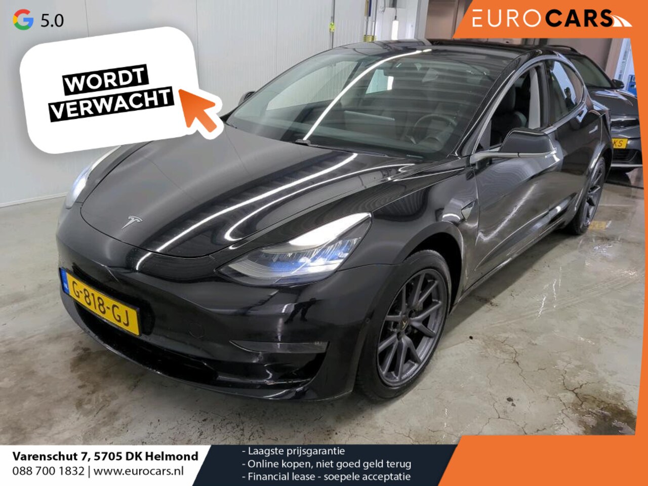 Tesla Model 3 - Long Range RWD Long Range AWD 75 kWh Navigatie Panoramadak Autopilot Camera Parkeersensoren Stoelverwarmi - AutoWereld.nl