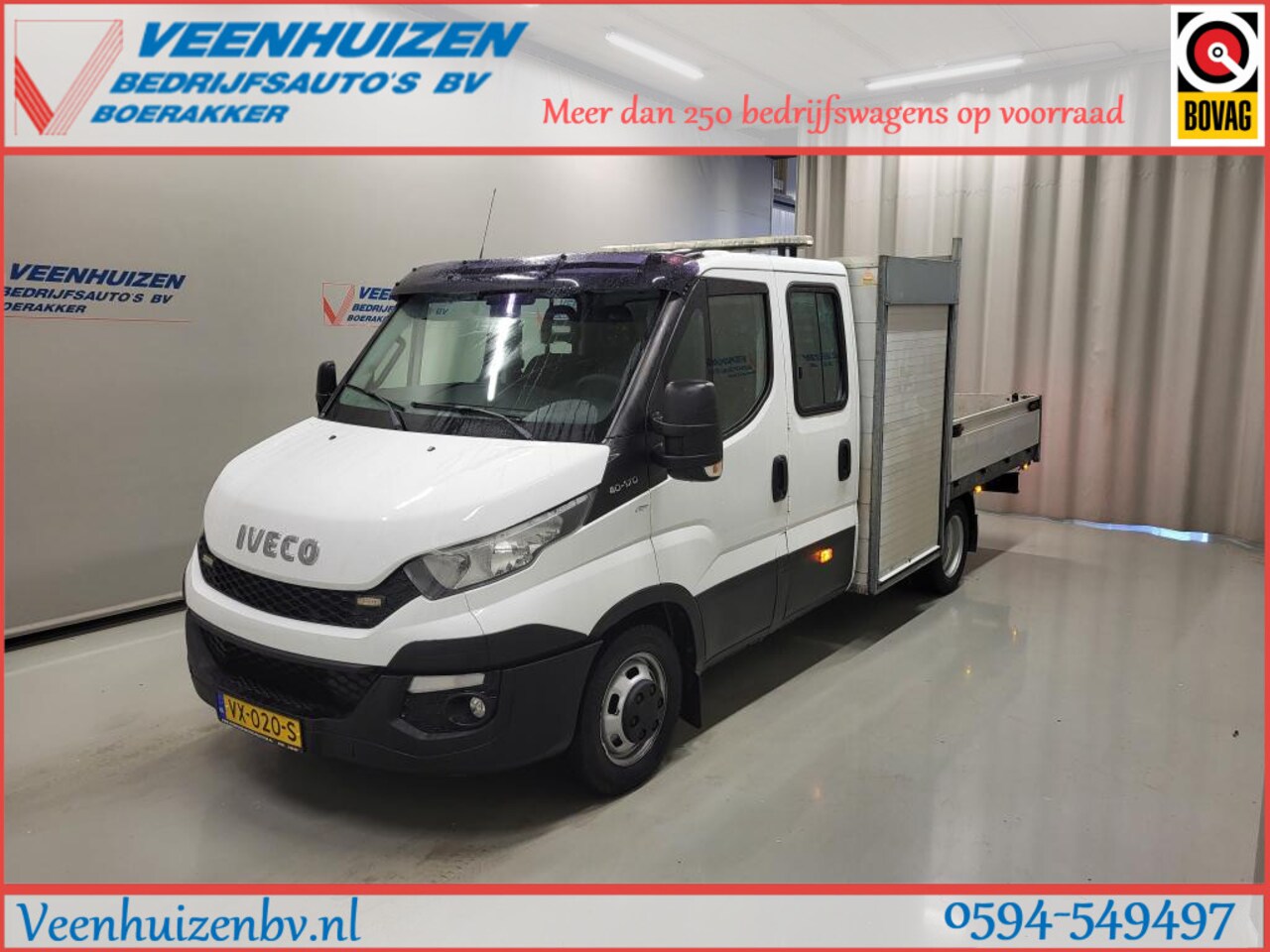 Iveco Daily - 40C17D 170pk Pick-up Dubbele Cabine Apk tot 9-1-2026! - AutoWereld.nl