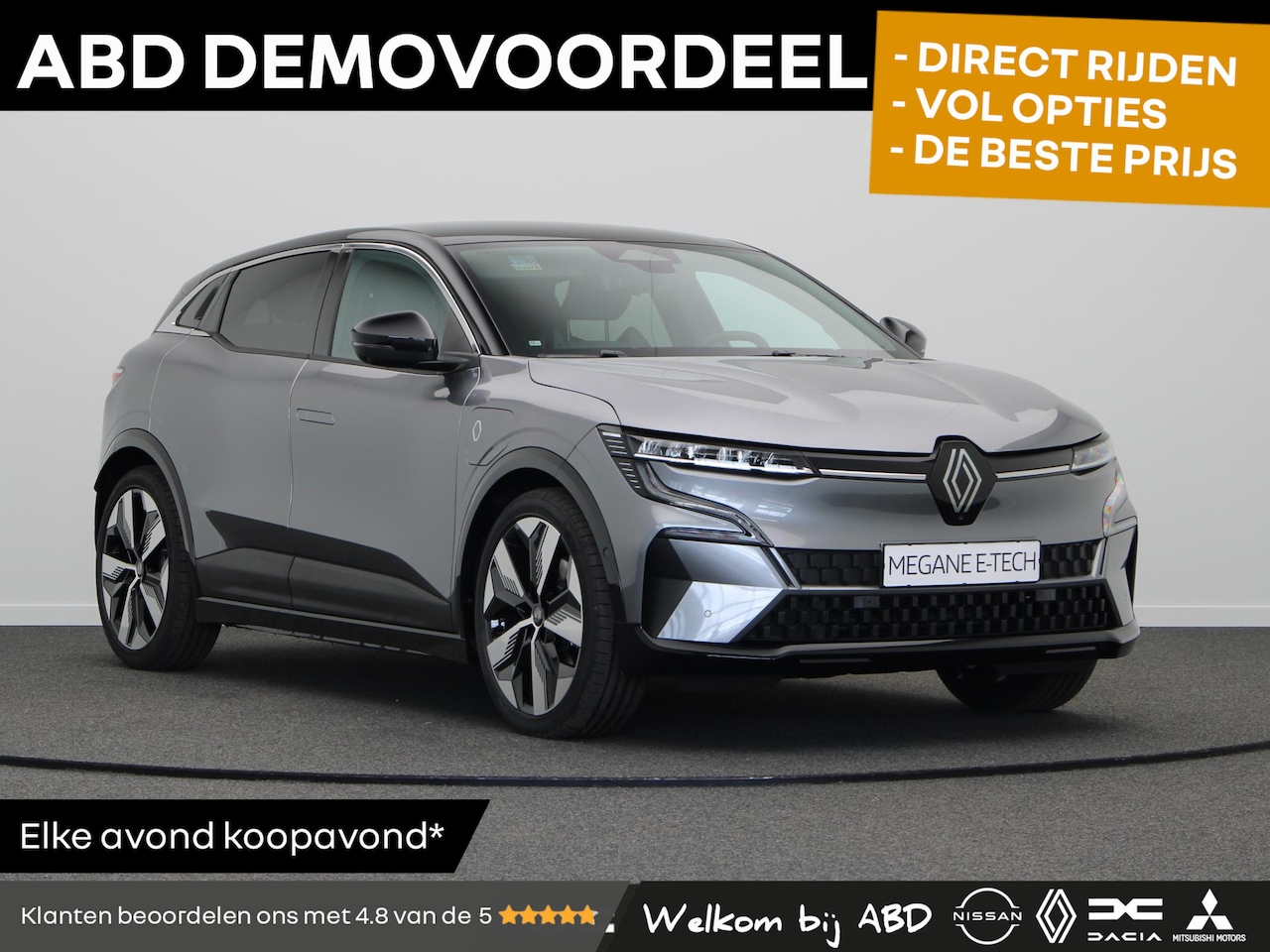 Renault Mégane E-Tech - 220pk Comfort Range Iconic 60 kWh | Active driver assist | Stoel- en stuurwielverwarming | - AutoWereld.nl