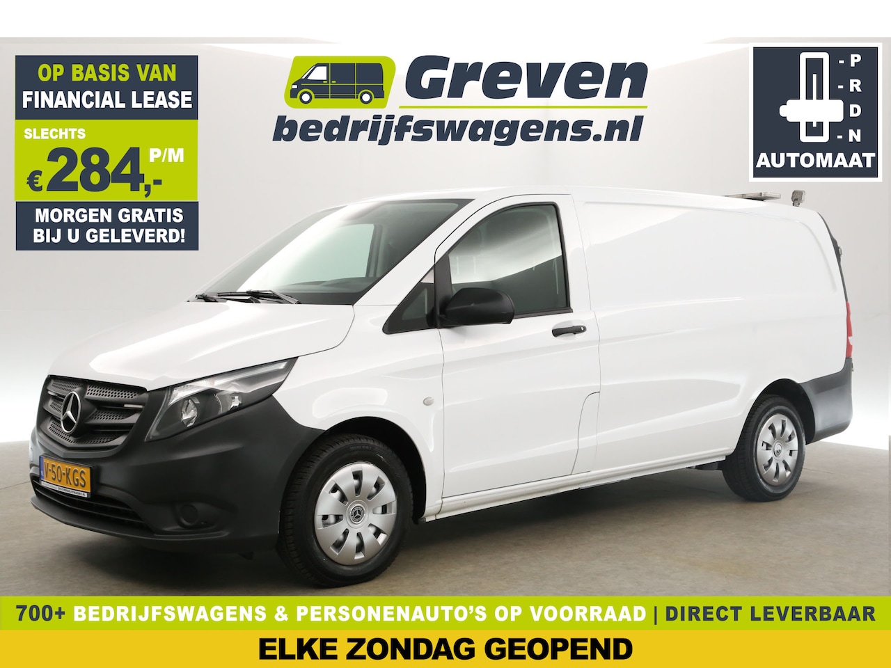 Mercedes-Benz Vito - 114 CDI Lang Automaat Airco Camera Cruise Stoelverwarming 3 Persoons Trekhaak - AutoWereld.nl