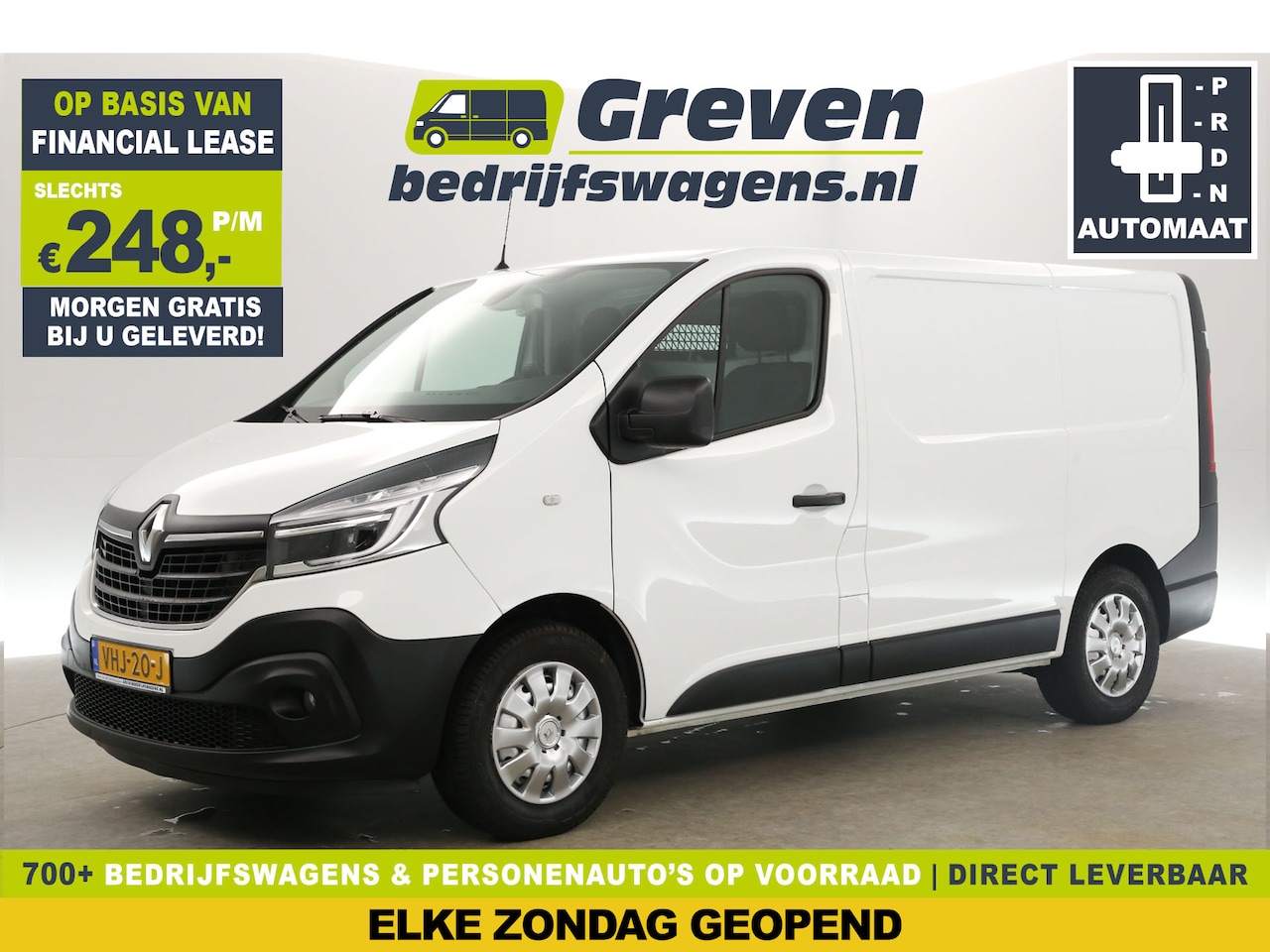 Renault Trafic - 2.0 dCi T29 L1H1 146PK Automaat Airco Cruise Camera Navi PDC LED Trekhaak - AutoWereld.nl