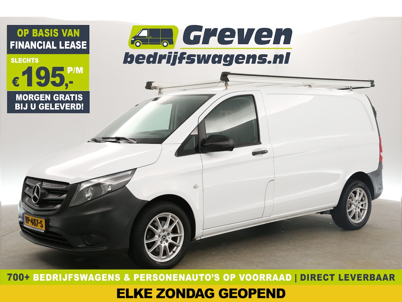 Mercedes-Benz Vito - CDI 140PK Airco Navigatie 17"LMV PDC Trekhaak Imperiaal Elektrpakket - AutoWereld.nl