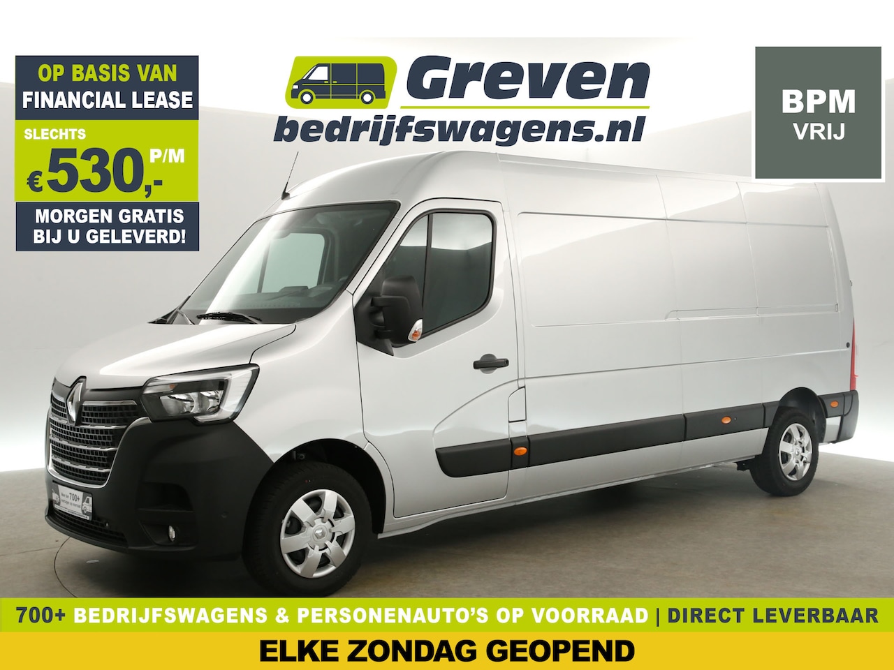 Renault Master - T35 2.3 dCi 135 L3H2 | BPM Vrij | NIEUW | Airco Cruise Camera Navigatie PDC 3 Persoons LED - AutoWereld.nl