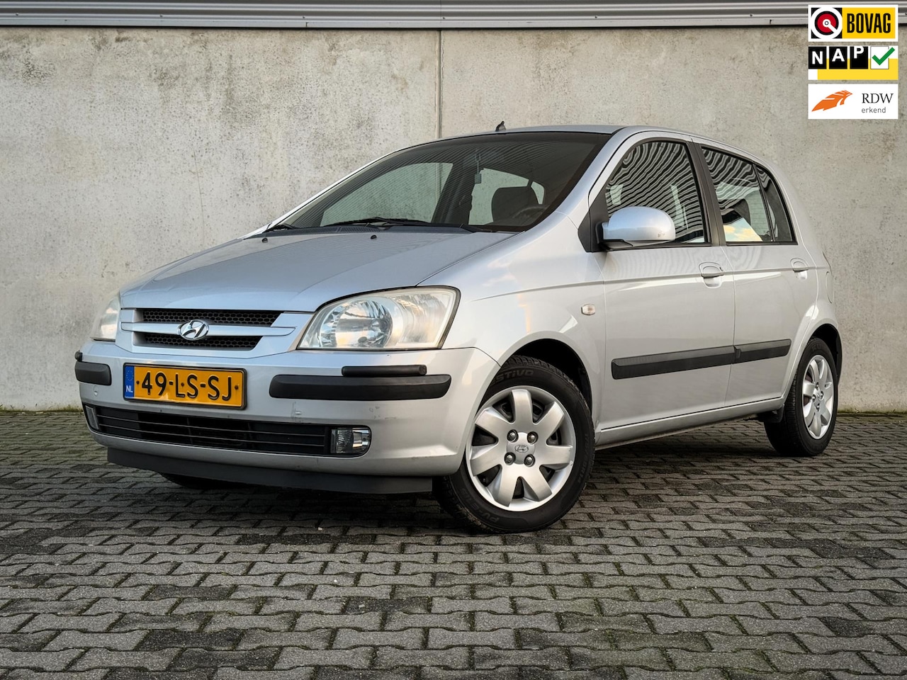 Hyundai Getz - 1.3i GLS | Airco | Elektrische ramen | Org. NL | Metalic | 5-drs | APK tot 03-2026 | - AutoWereld.nl