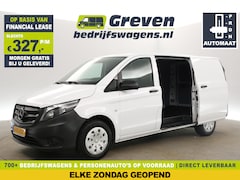 Mercedes-Benz Vito - 114 CDI Lang Automaat Airco Cruise Trekhaak 2xSchuifdeur Stoelverwarming 3 Persoons Blueto