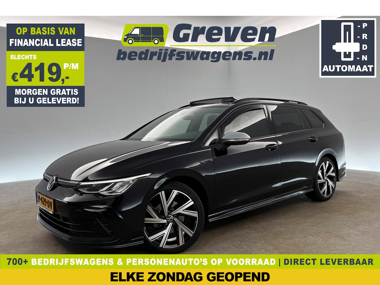 Volkswagen Golf Variant - 1.5 eTSI R-Line 162PK DSG Clima LED Pano Carplay Trekhaak | Stoel/Stuurverwarming | Sfeer - AutoWereld.nl