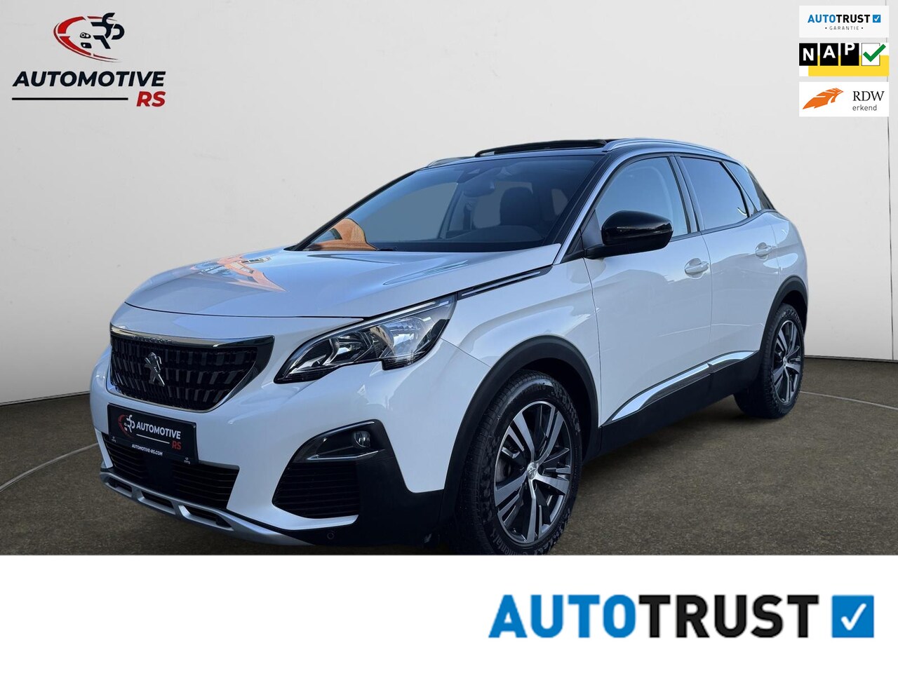 Peugeot 3008 - 1.2 PureTech Apple Carplay 360° Clima Pano Navi Trekhaak - AutoWereld.nl