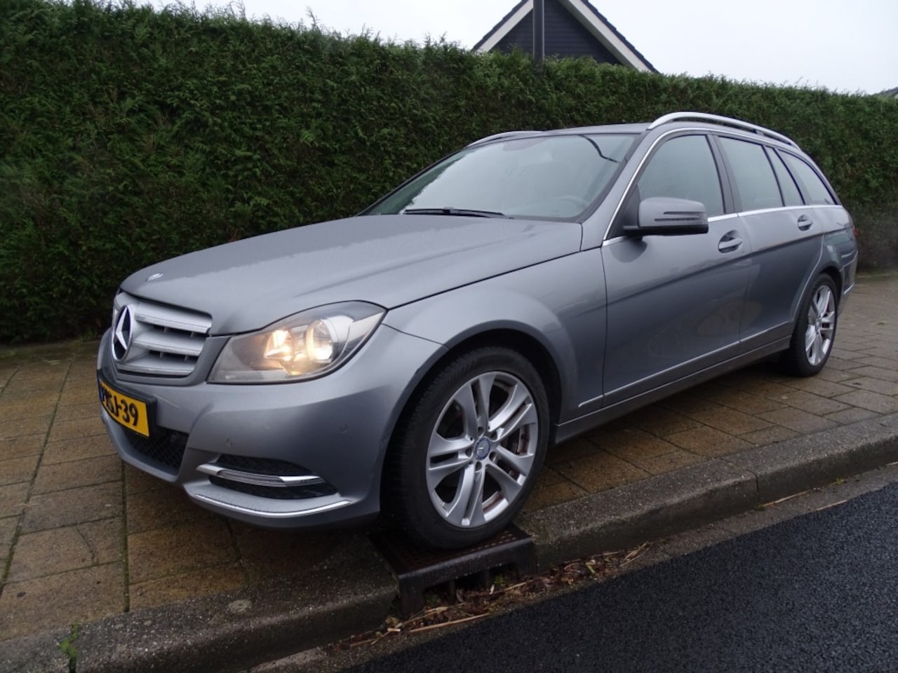 Mercedes-Benz C-klasse - 180 AMB. AVANT. C-156Pk-Automaat--Clima-Navi-Pdc-Trkh - AutoWereld.nl