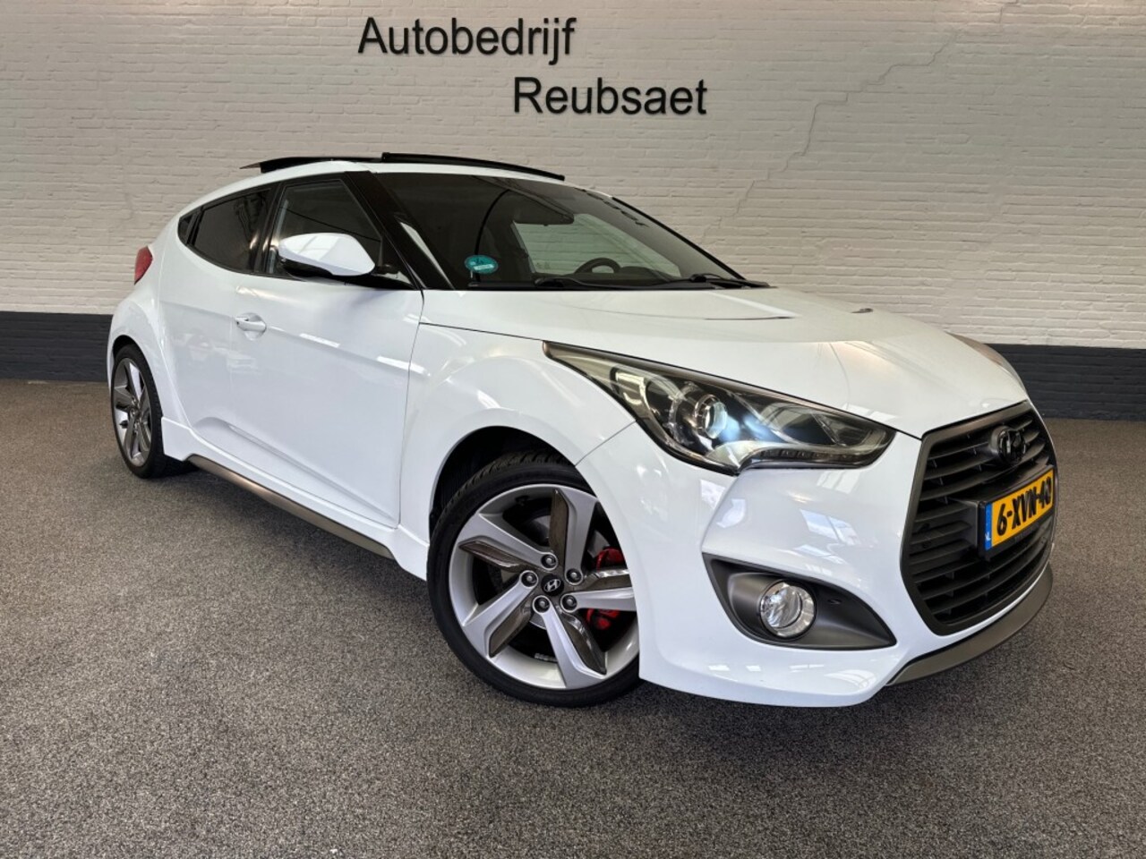 Hyundai Veloster - 1.6 T-GDI I-Catcher Premium Panodak Keyless Xenon Incl Garantie - AutoWereld.nl