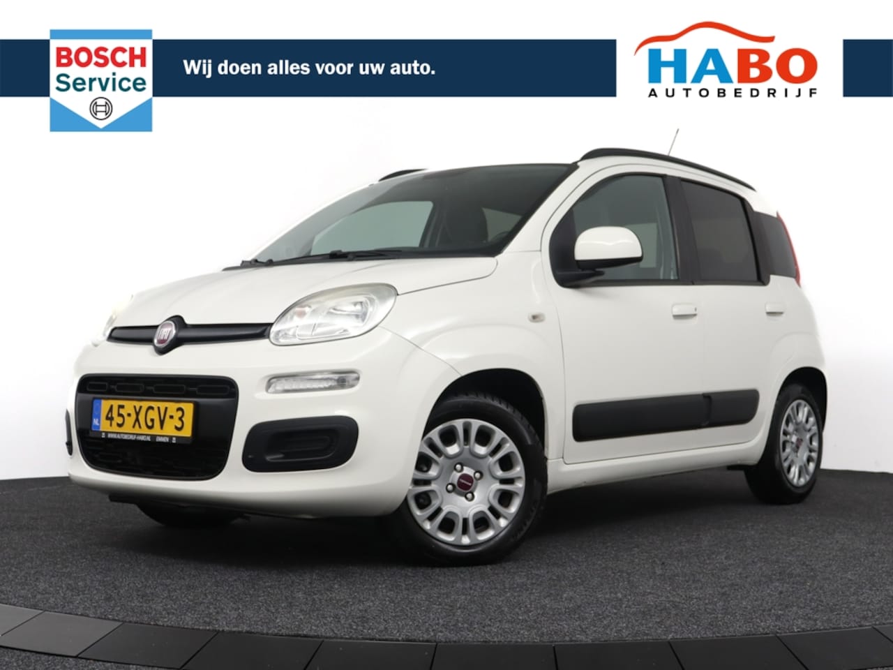 Fiat Panda - 0.9 TWINAIR LOUNGE AUTOMAAT AC/CV+AB/BLUETOOTH/PARK.SENS/TREKHAAK/ALL.SEASON.BANDEN - AutoWereld.nl