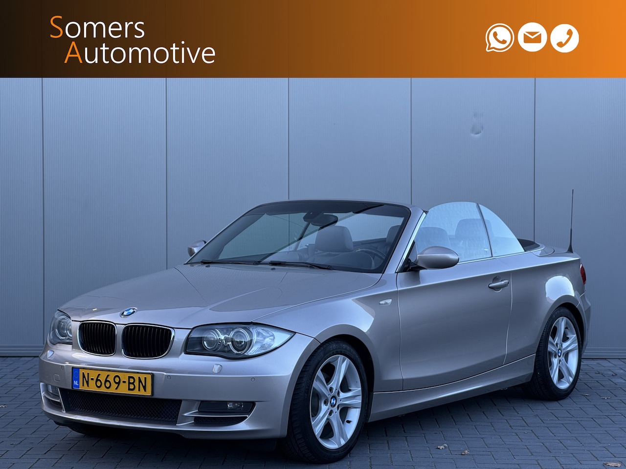 BMW 1-serie Cabrio - 118i High Executive | Xenon | Leder | Stoelverwarming | Keyless - AutoWereld.nl