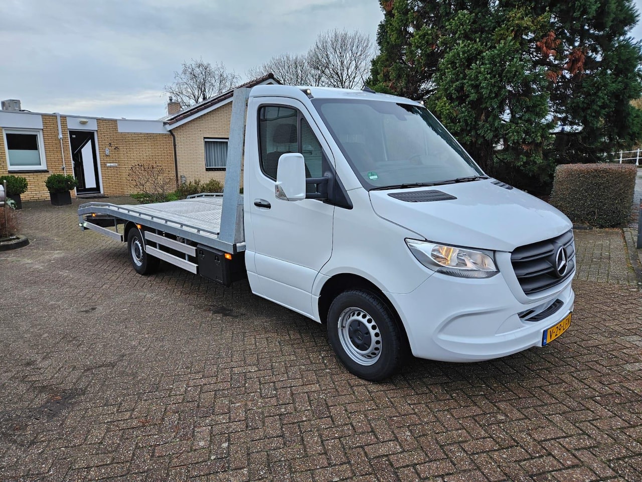 Mercedes-Benz Sprinter - 317 Automaat Oprijwagen Autotransporter Airco 2022 - AutoWereld.nl