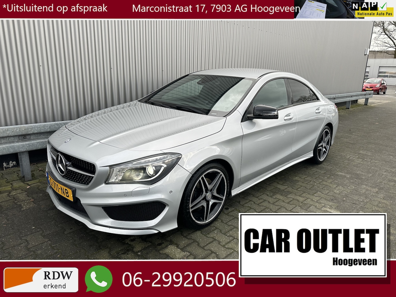 Mercedes-Benz CLA-Klasse - 180 Edition 1 AMG uitgevoerd Navi LM VOL --Inruil Mogelijk-- - AutoWereld.nl