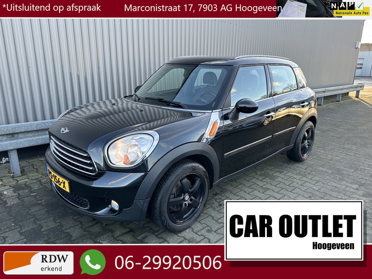 MINI Countryman - Mini 1.6 Cooper Chili Leer Clima 159Dkm --Inruil Mogelijk-- - AutoWereld.nl